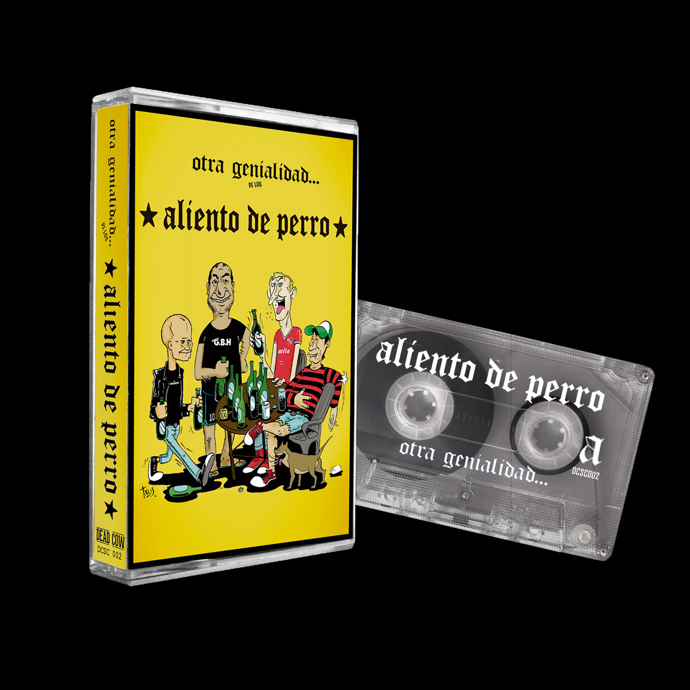 Otra genialidad de Aliento de Perro Cassette edición Colombia