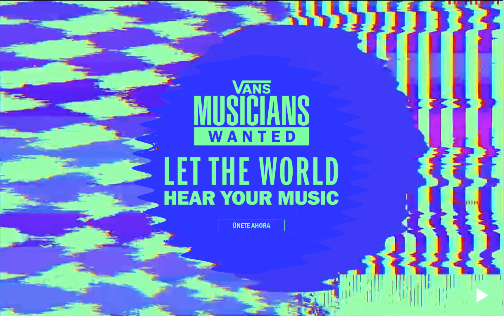 Vans Musicians Wanted 2020