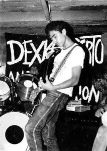 Mauricio López, guitarrista y fundador de Dexkoncierto, banda de hardcore punk de Medellin (Colombia)