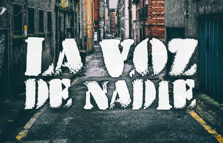 ‘La voz de nadie’ le canta a la hipocresía