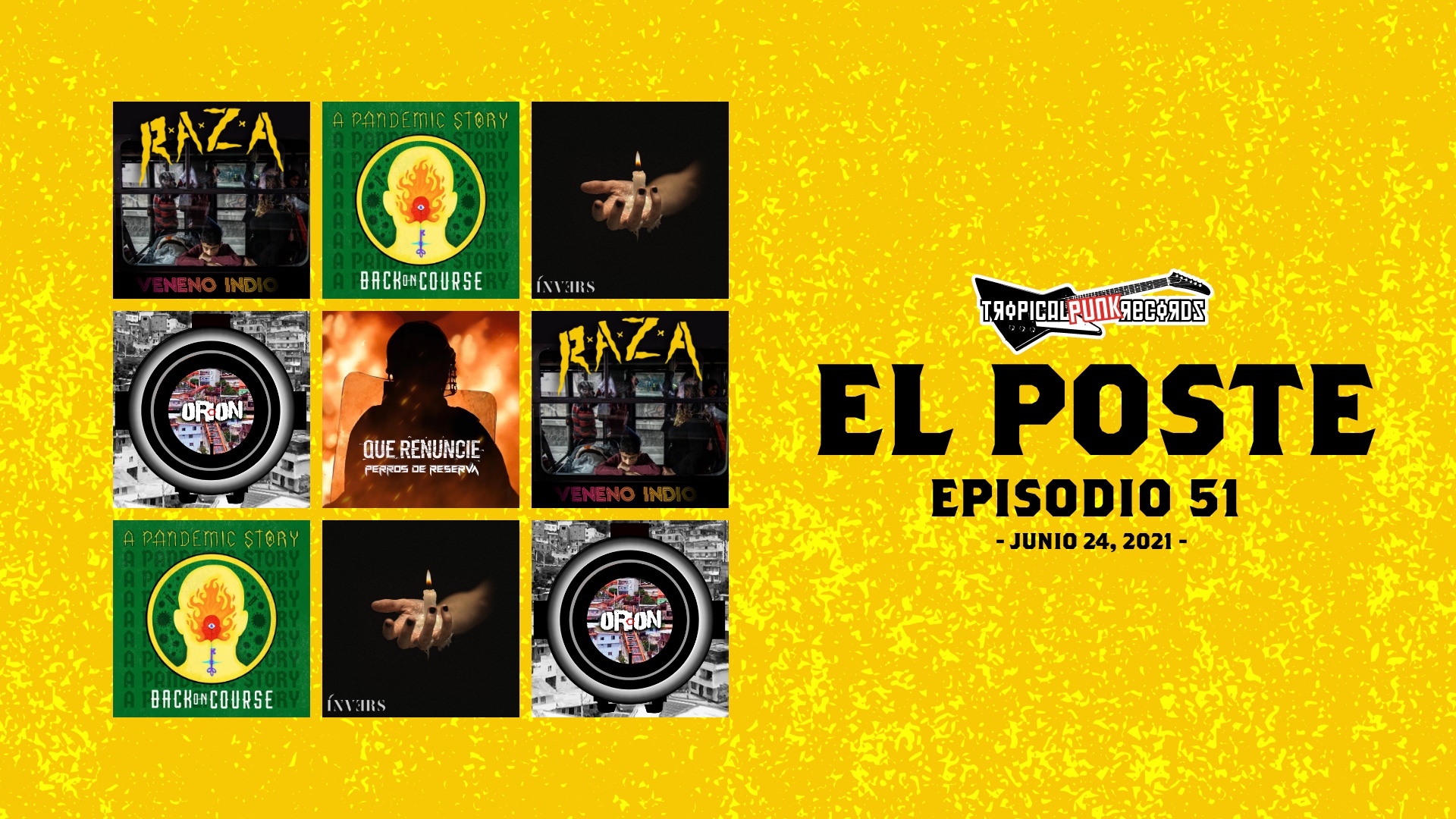 El Poste con R.A.Z.A., Back On Course, Lemmiwinks, Invers, Perros de Reserva y Secuestrados Estatales | El Neo Travel Cast es un podcast de Tropical Punk Records