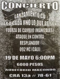 Dar A Cada Uno Lo Que Es Suyo lanzando Inconformidad
